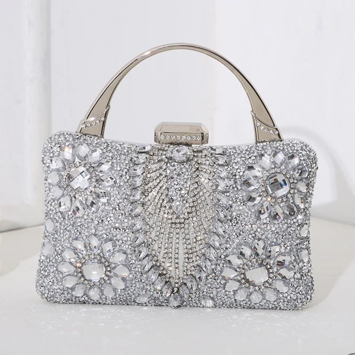 Luxury Party Multi Crystal Evening Handbag