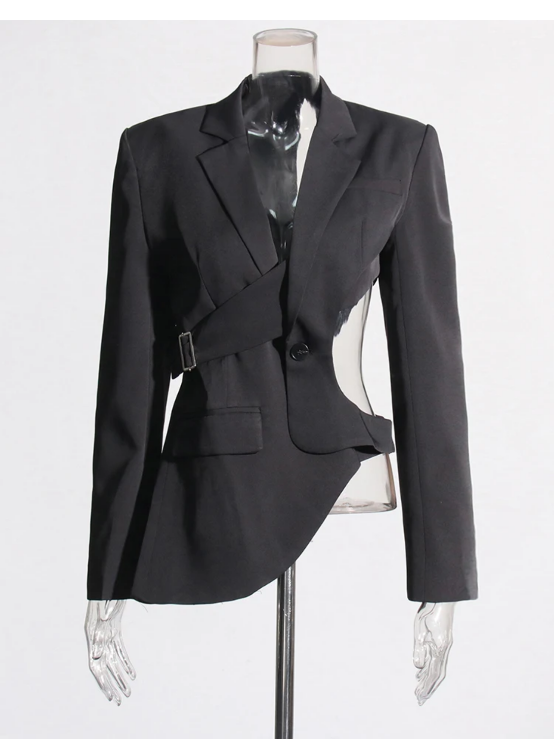 Hollow Out Backless Slimming Blazers For Women