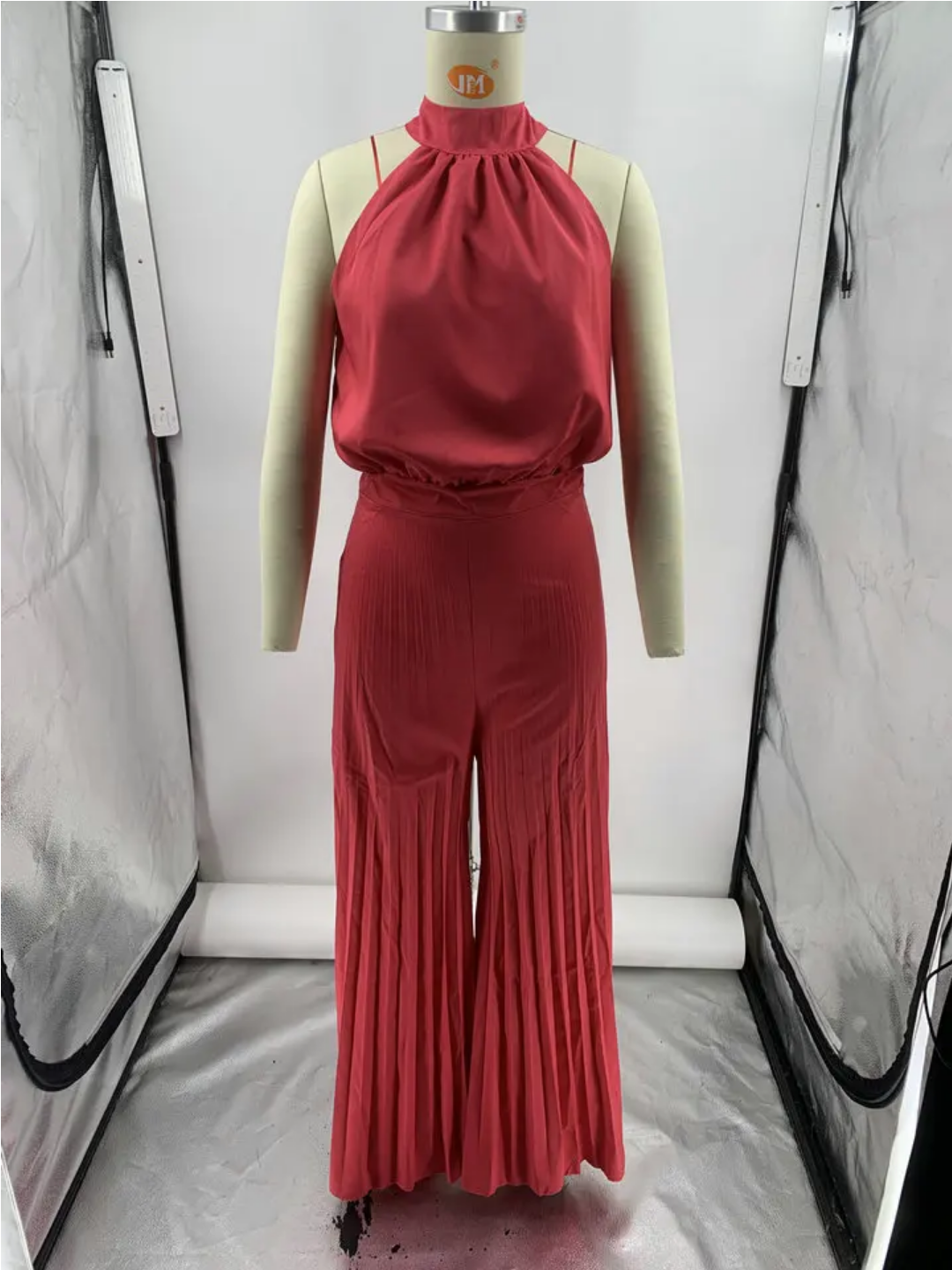2023 New Fashion Elegant Solid Color Sleeveless Sexy Jumpsuit