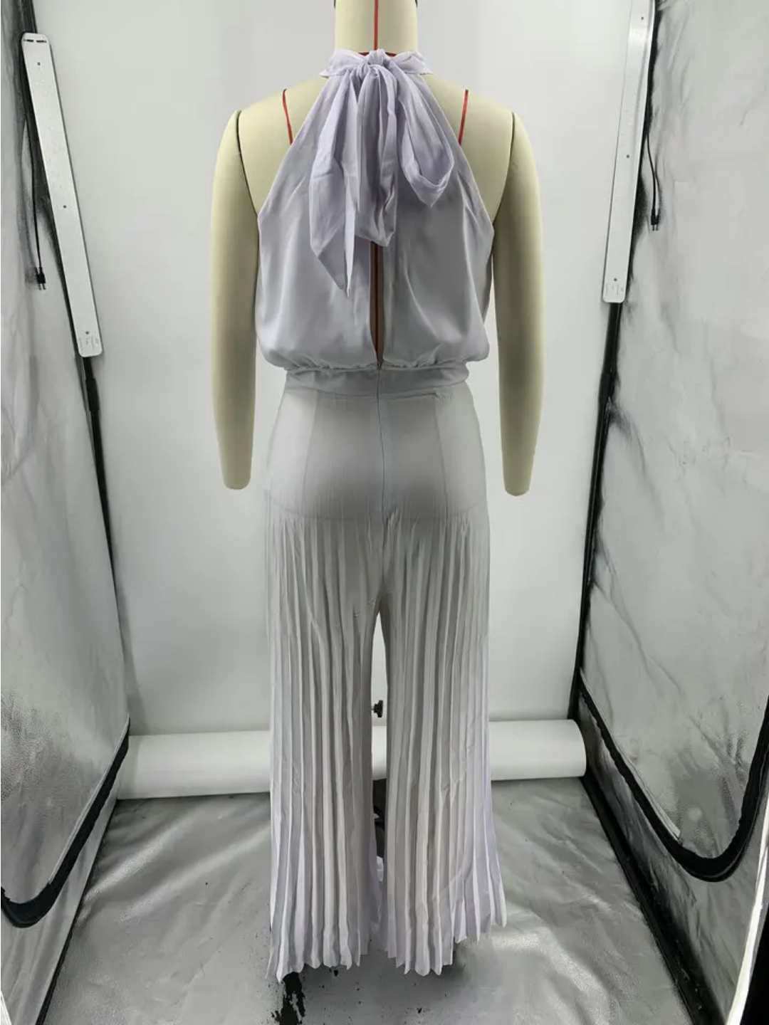 2023 New Fashion Elegant Solid Color Sleeveless Sexy Jumpsuit