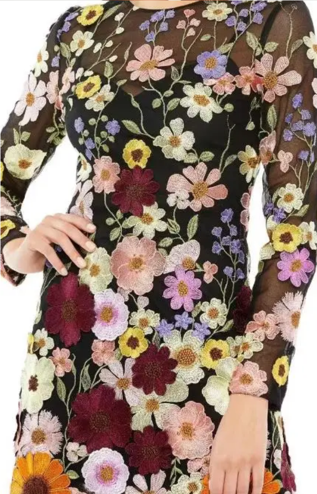 3D Flower Sexy Summer Dresses