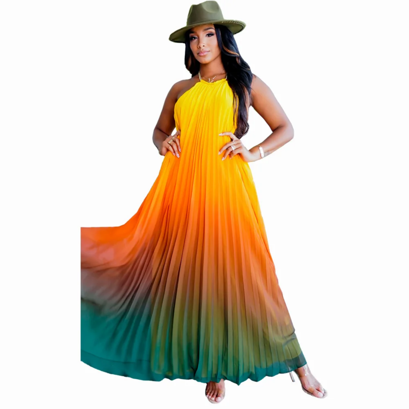 S-2XL Autumn African Sleeveless  Maxi Dress