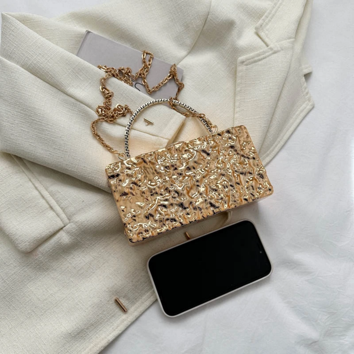 Luxury Gold Party Evening Bag