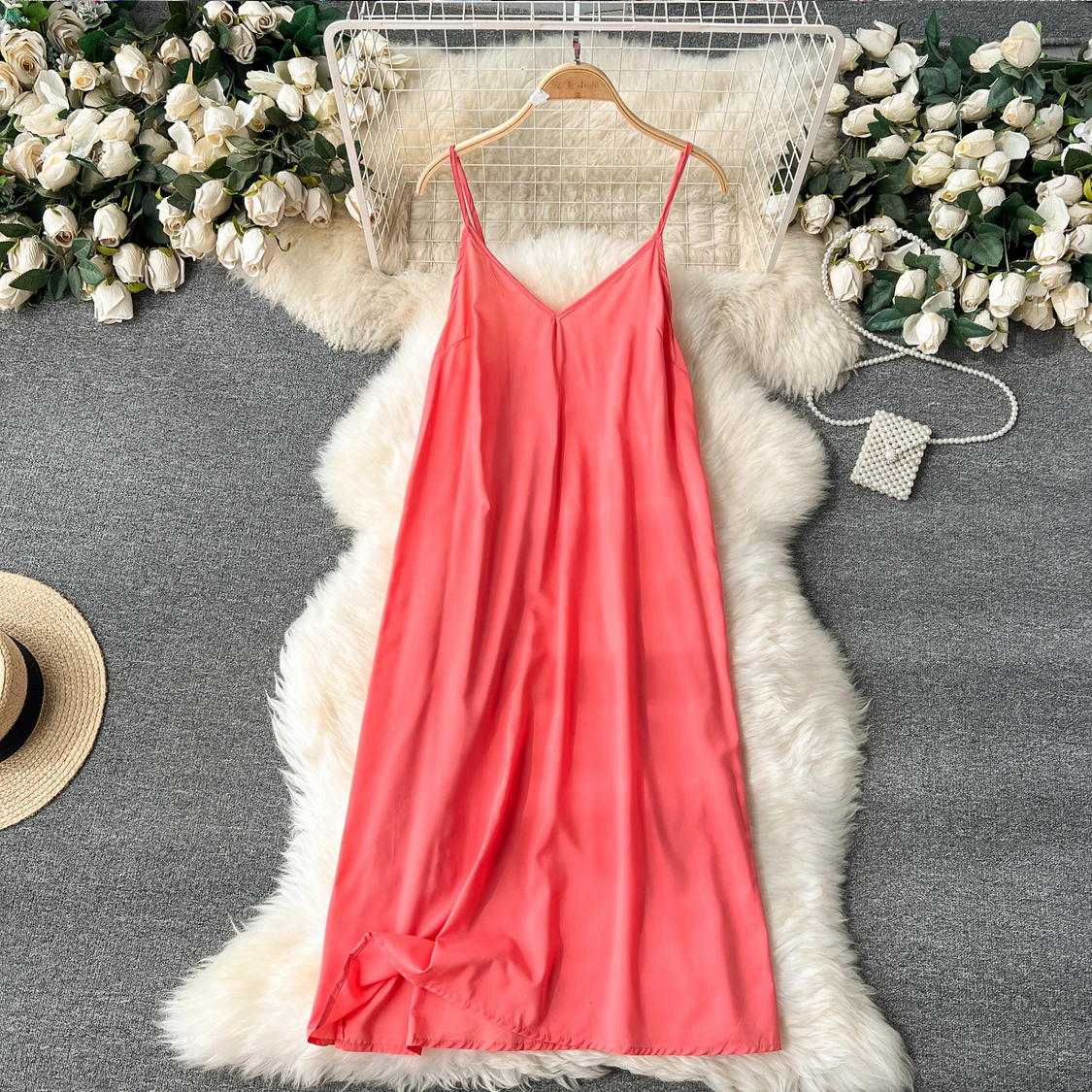 French Chic Elegant Chiffon Printed Lantern Sleeve V-neck 3D Floral Lace-up Dress