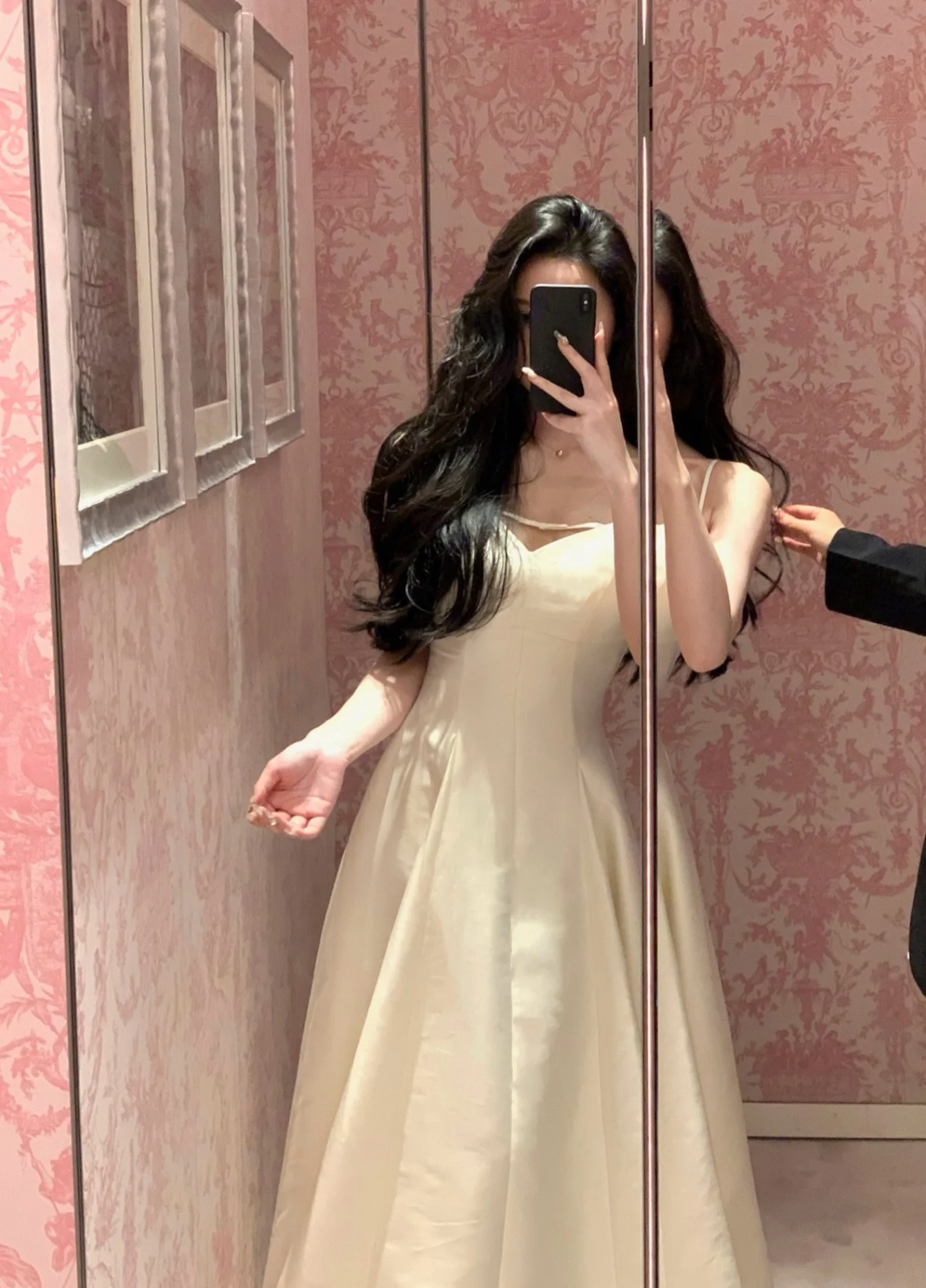 Elegant Solid French RomanticBig Hem Dresses