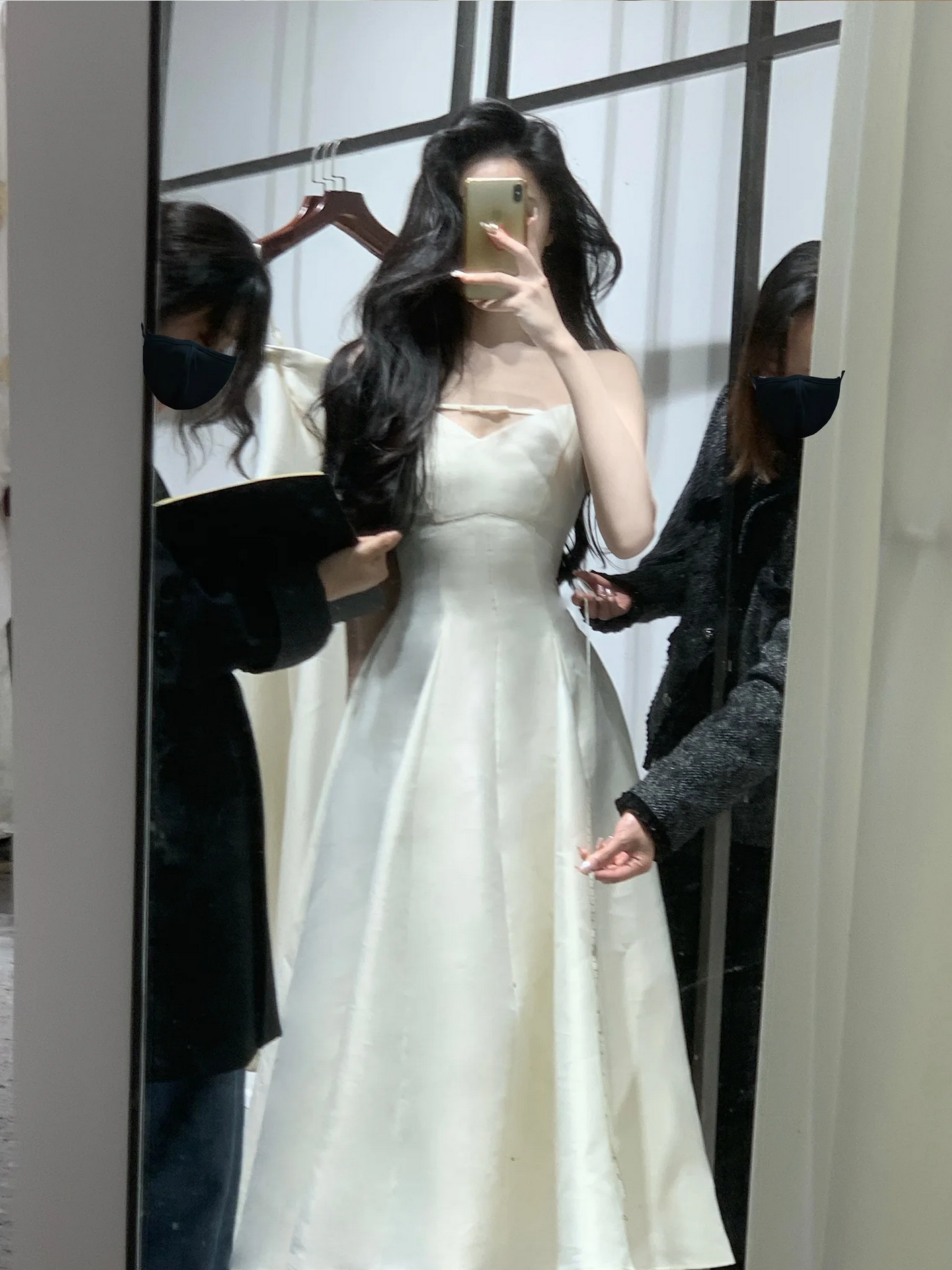 Elegant Solid French RomanticBig Hem Dresses
