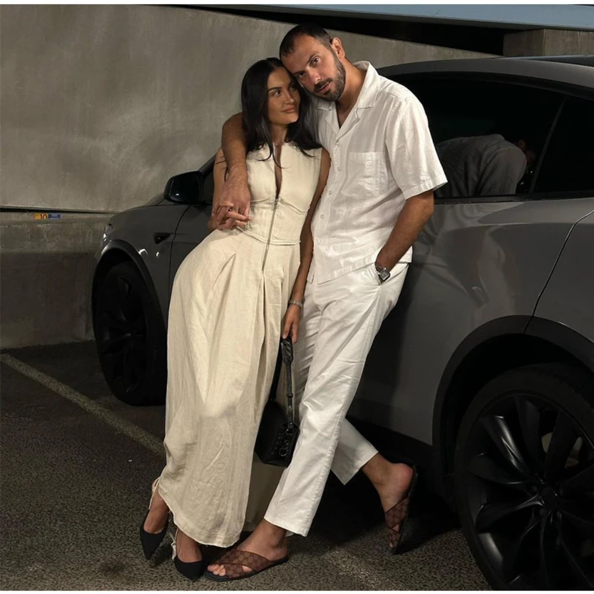 Summer Elegant Solid Sleeveless V-neck Zipper Maxi Dress