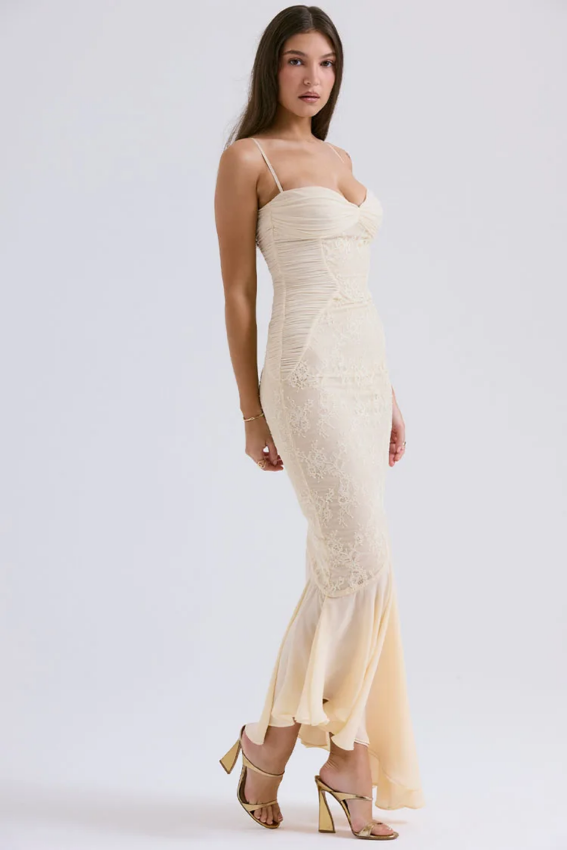 Summer Strapless Sleeveless Off-shoulder Solid Color Dress