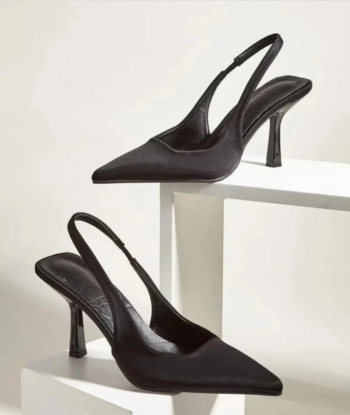 Fashion Elegant Women High Heels Slingback Mules