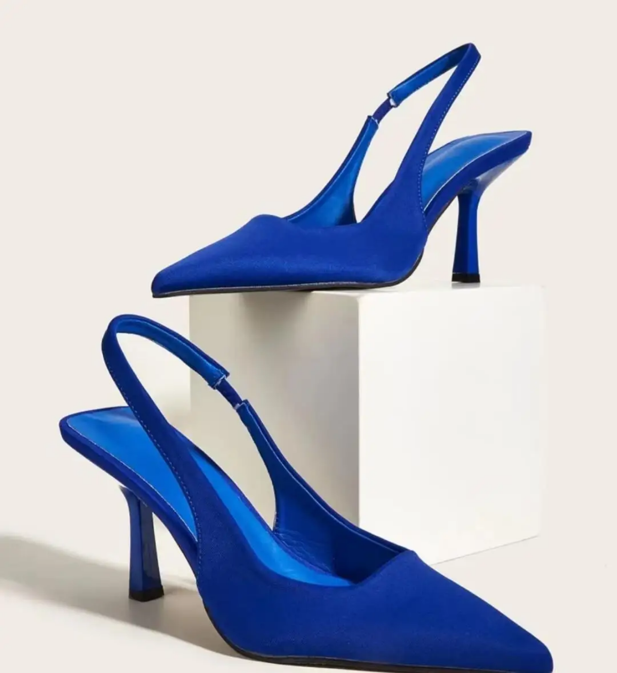 Fashion Elegant Women High Heels Slingback Mules