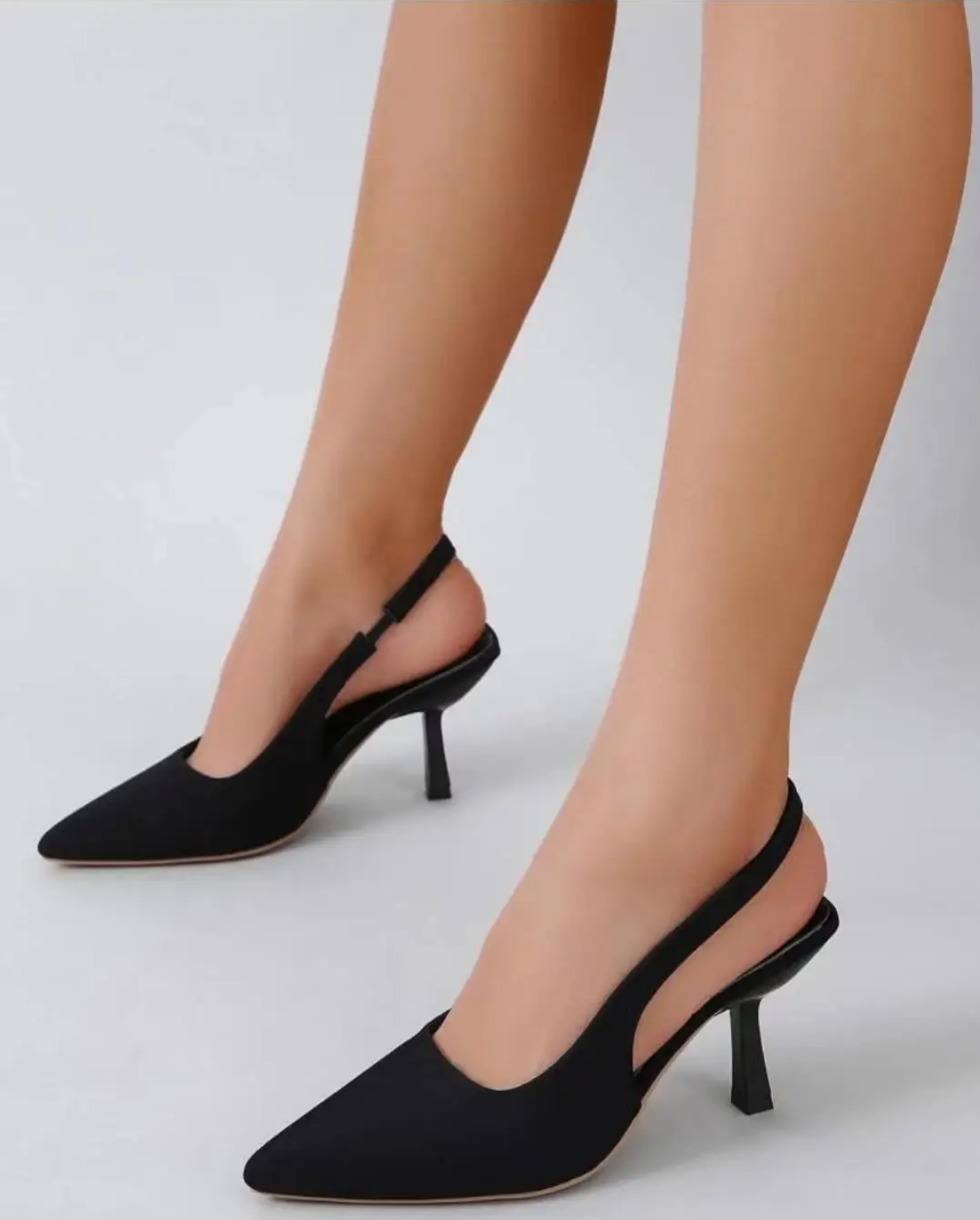 Fashion Elegant Women High Heels Slingback Mules