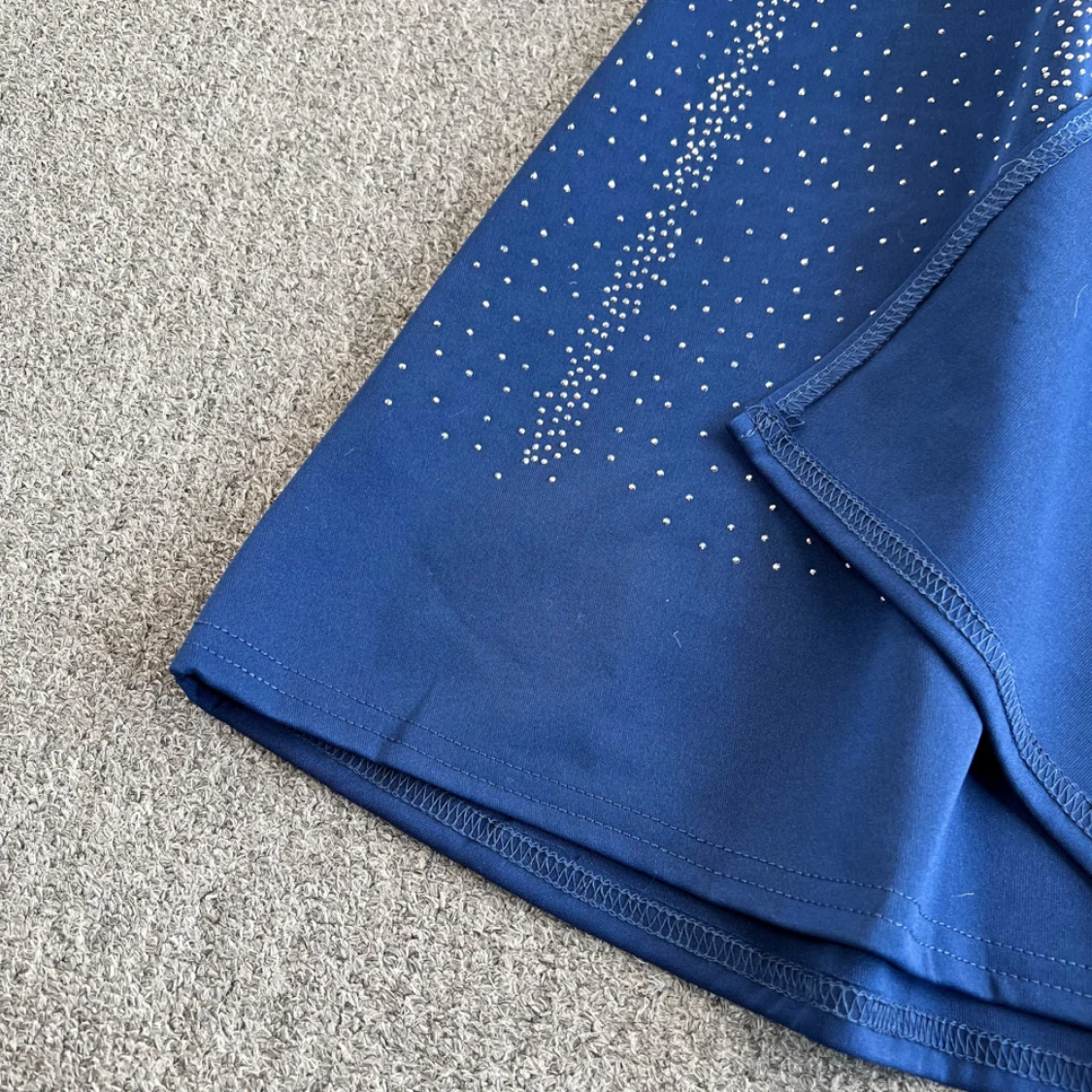 2024 Summer Elegant Rhinestone  V Neck Sleeveless Backless Slim Split Sling Dress