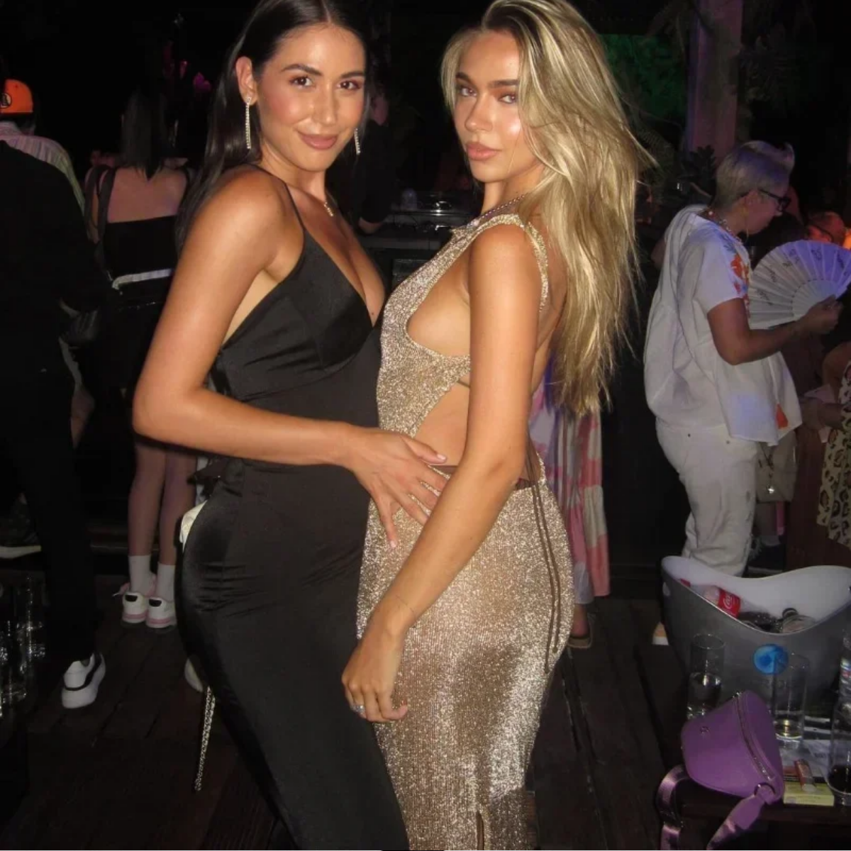 Sexy Solid Backless Split Maxi Dress