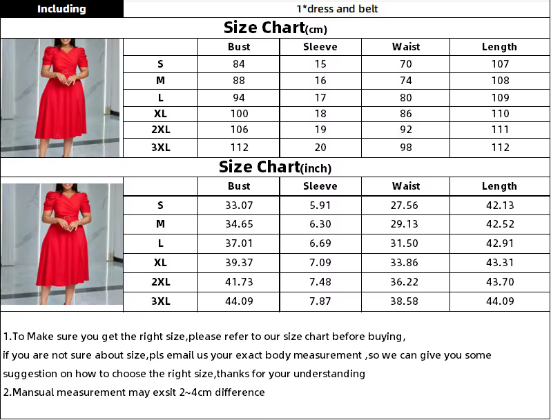 2024 Summer Elegant V-neck Pleated Skirt Dress