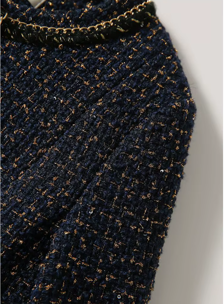 All-Match Tweed Elegant O-Neck Cropped Jacket