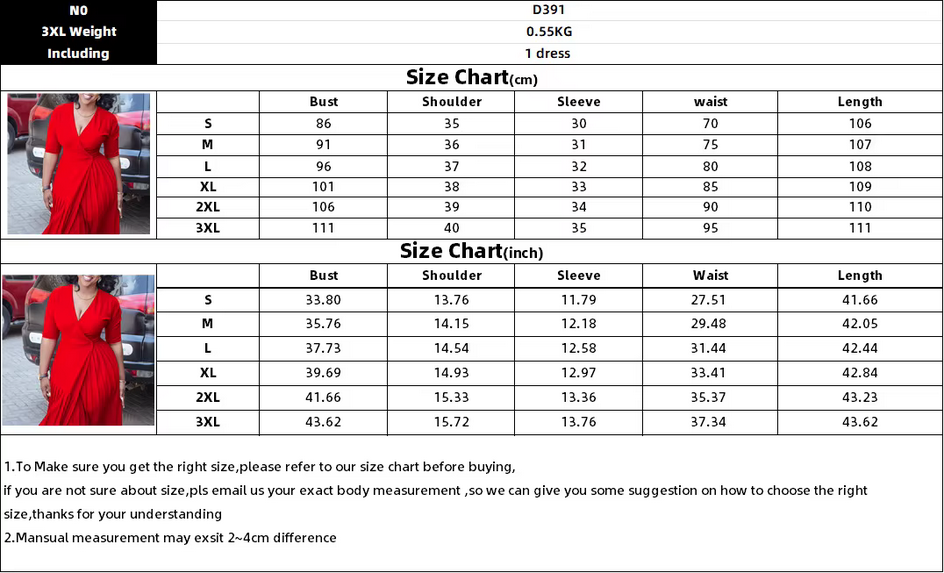 Plus Size V Neck Elegant Pleated Dress
