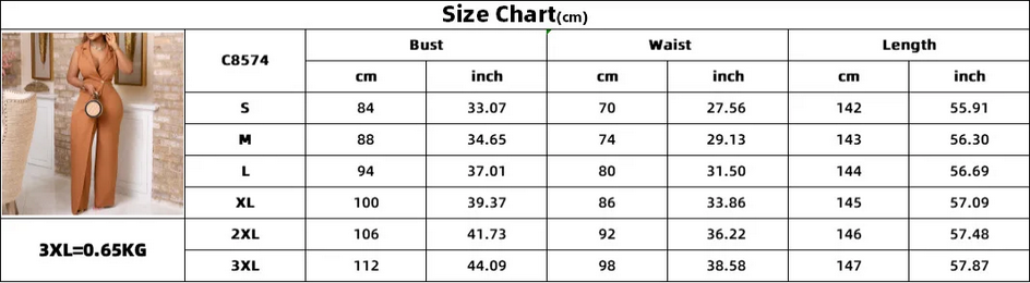 Solid Sleeveless Elegant High Waist Wide Leg Jumpsuit