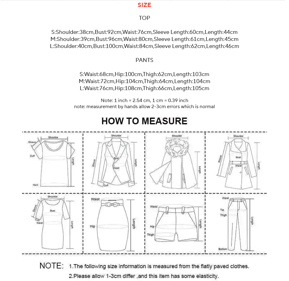 Loose Casual  Stand Neck Long Sleeves Short Top High Waist Pant