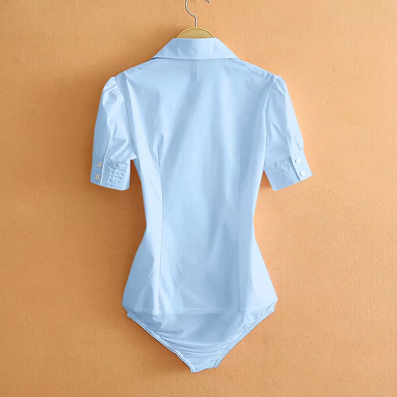 2025 Summer Office Bodysuit Blouse