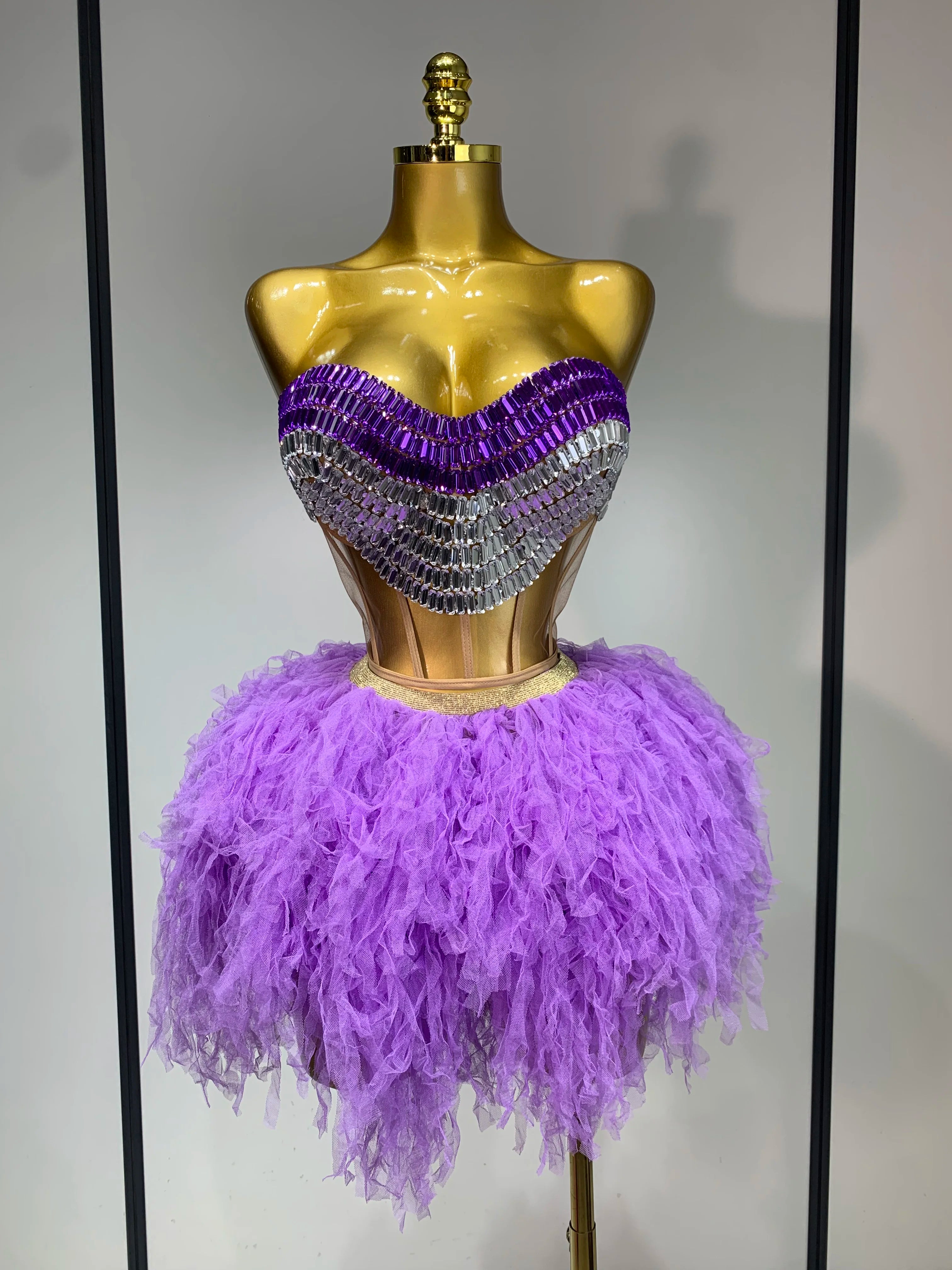 Sparkly Sequins Two Pieces Set