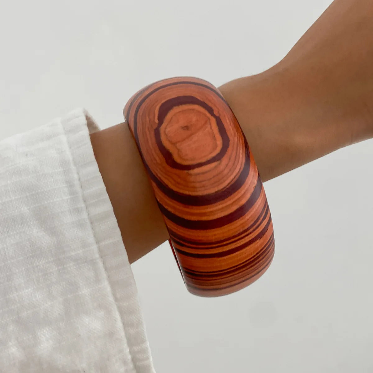 Natural Wooden Round Bangles