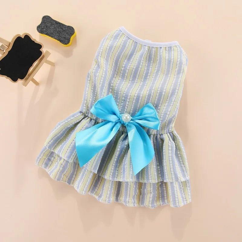 Floral Dog Dress for Small Dogs & Female Cats – Comfortable & Stylish