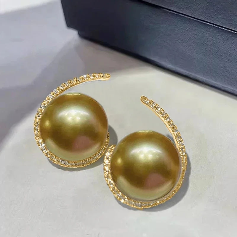 Beautiful Imitation Pearl Drop Earrings