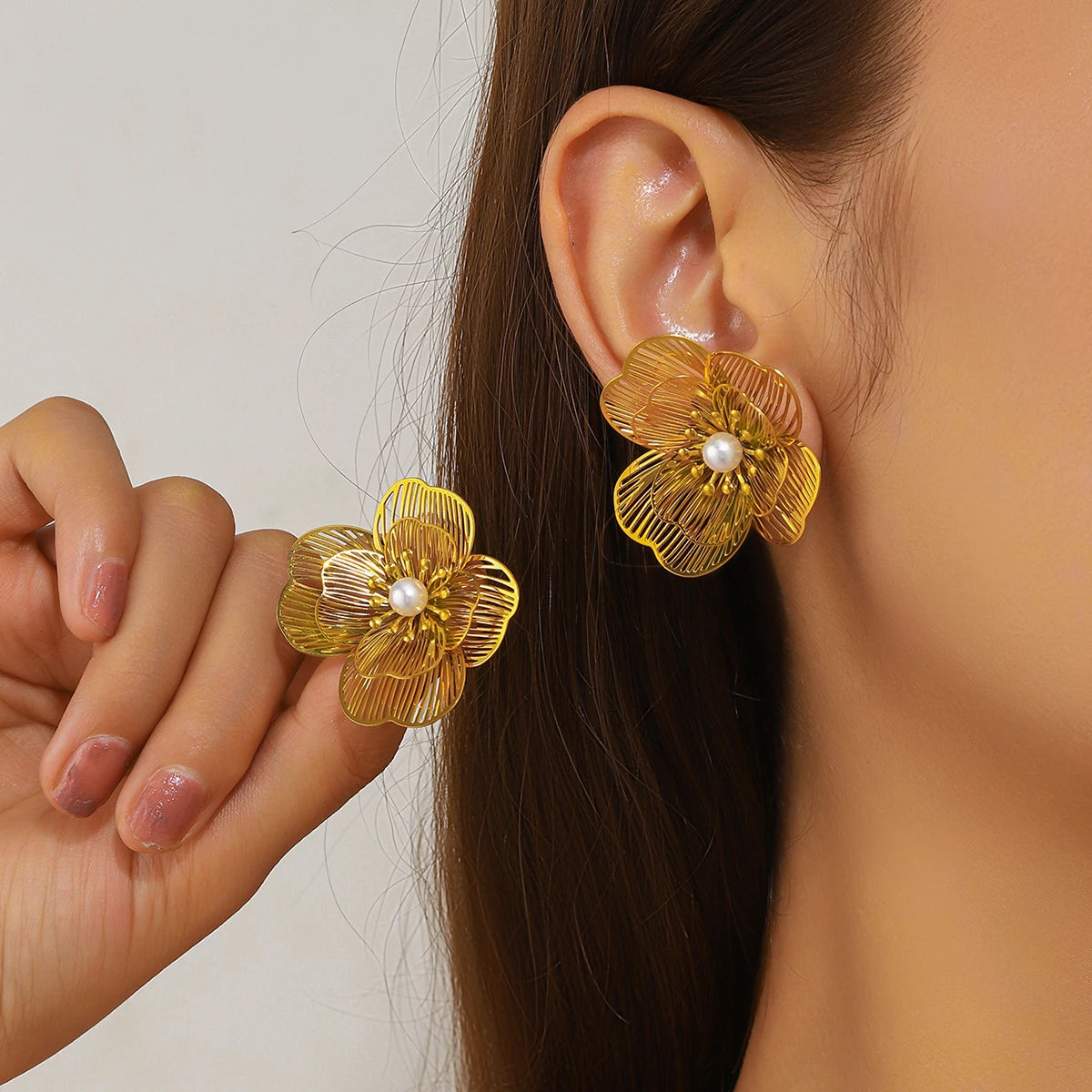 Luxury Glazed Rhinestone Dangle Earrings for Women