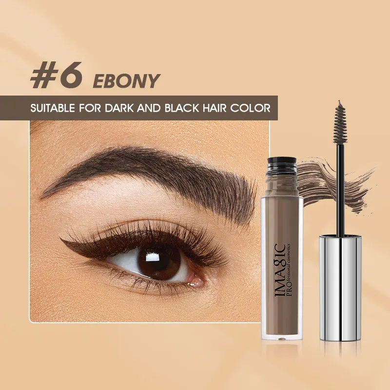 6-Color Waterproof Eyebrow Dye Cream – Long-Lasting Wild & Natural Brows