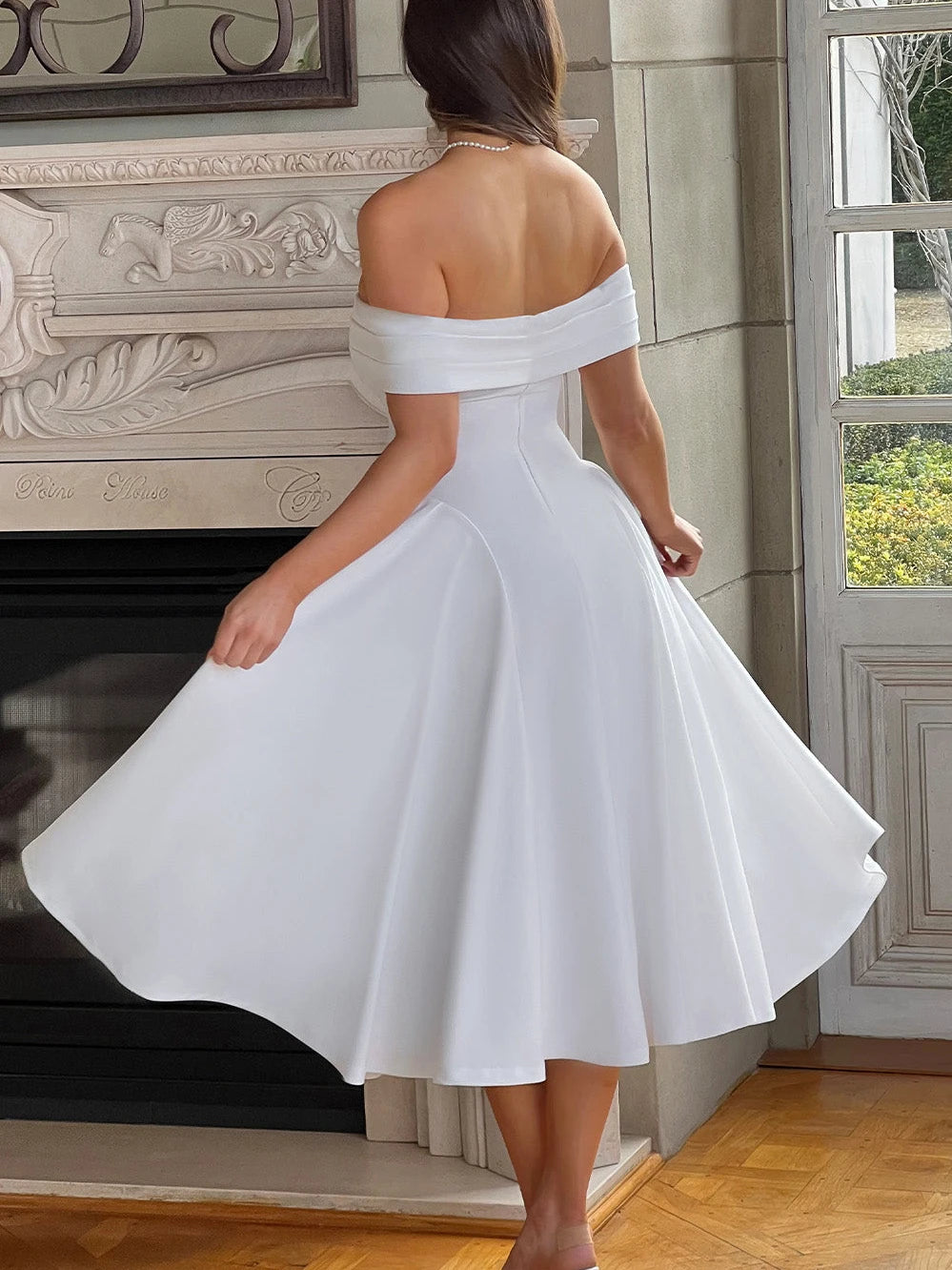 Elegant Strapless High Stretch Tight Long Dress