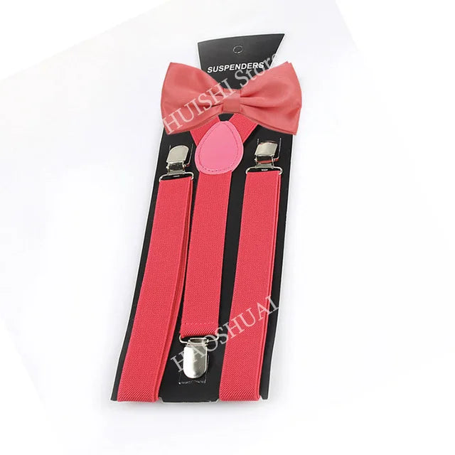 Suspenders Bowtie Sets