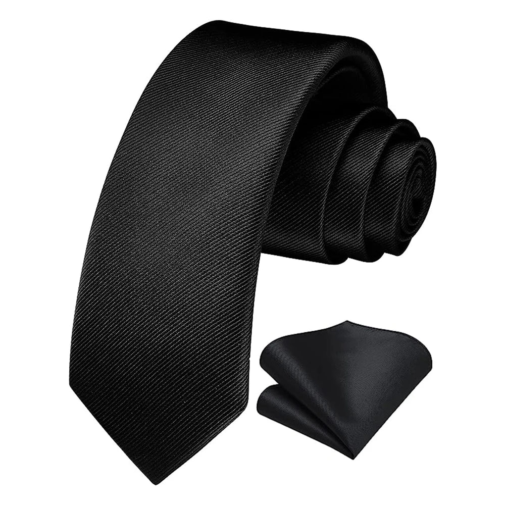 Slim Silk Tie & Pocket Square Set