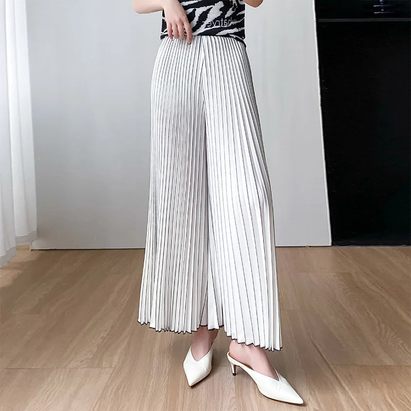 Summer High-End Wide Leg Skirt Pants