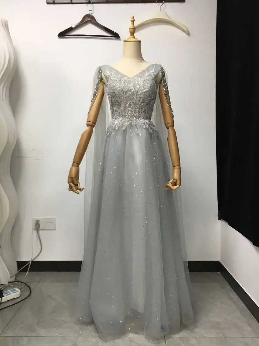 Luxury Sexy V-neck Ball Gown