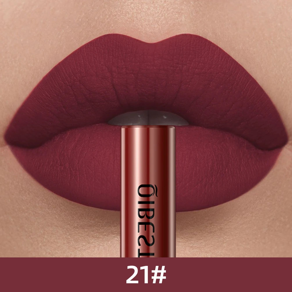 24-Color Matte & Shimmer Liquid Lipstick