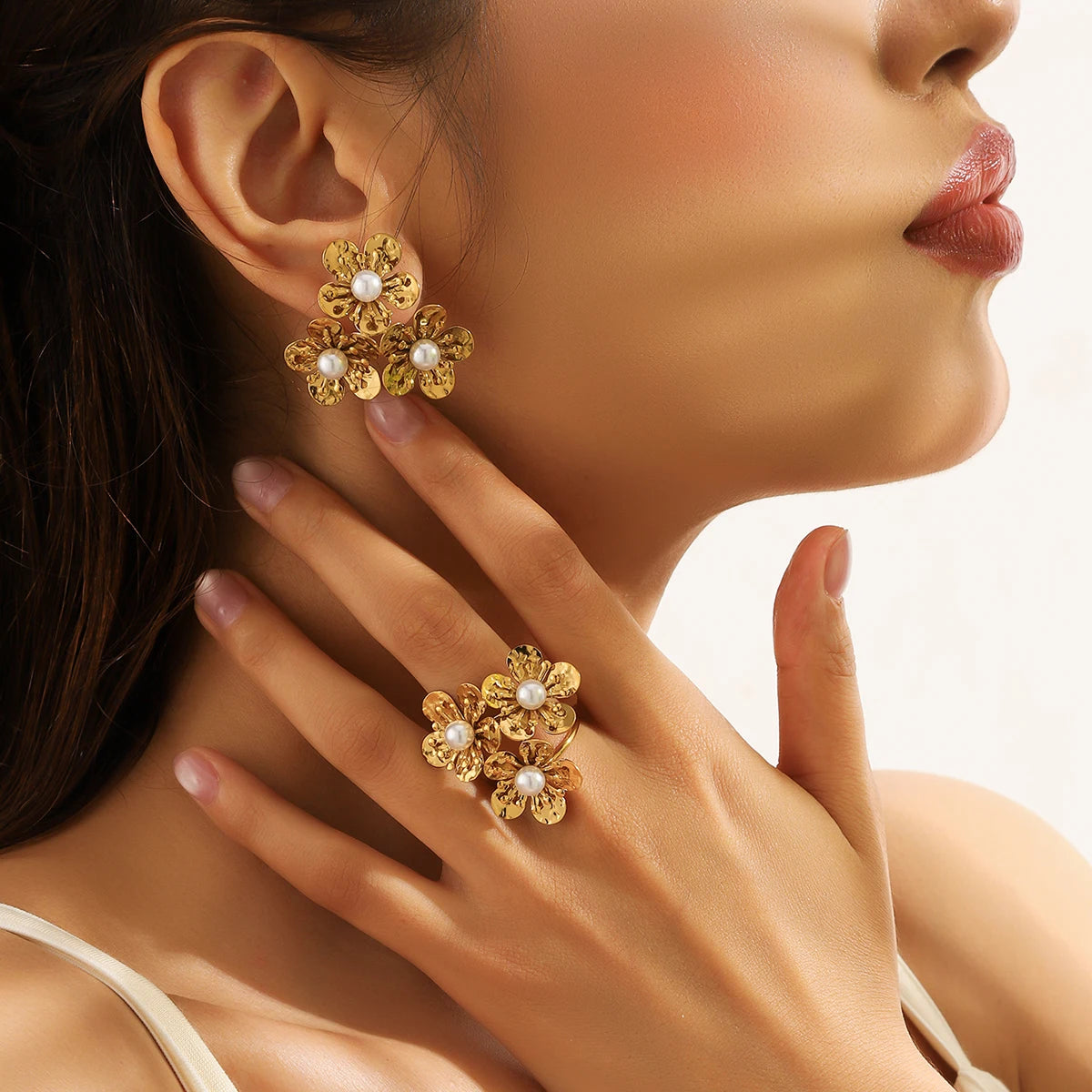 Luxury Glazed Rhinestone Dangle Earrings for Women