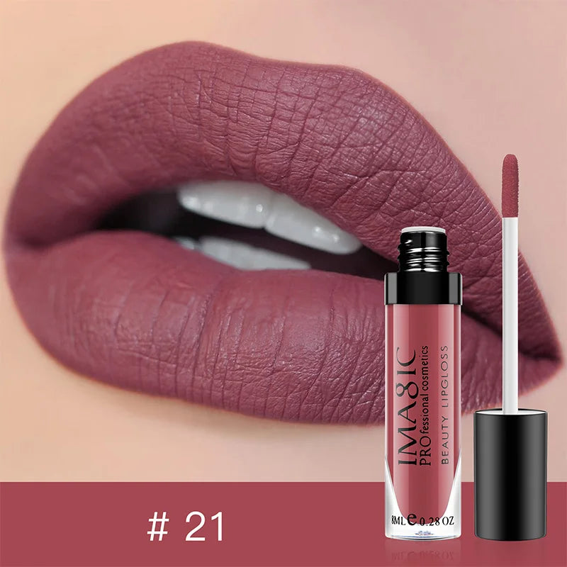 28-Color Sexy Matte Liquid Lipstick