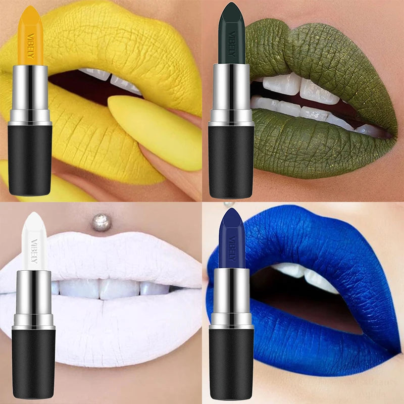 Frosted Velvet Matte Lipstick – 29 Bold Shades, Waterproof & Non‑Fading