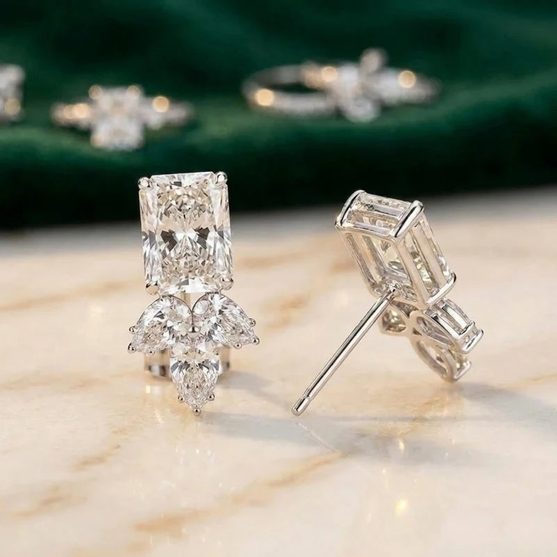 Dazzling CZ Stud Earrings