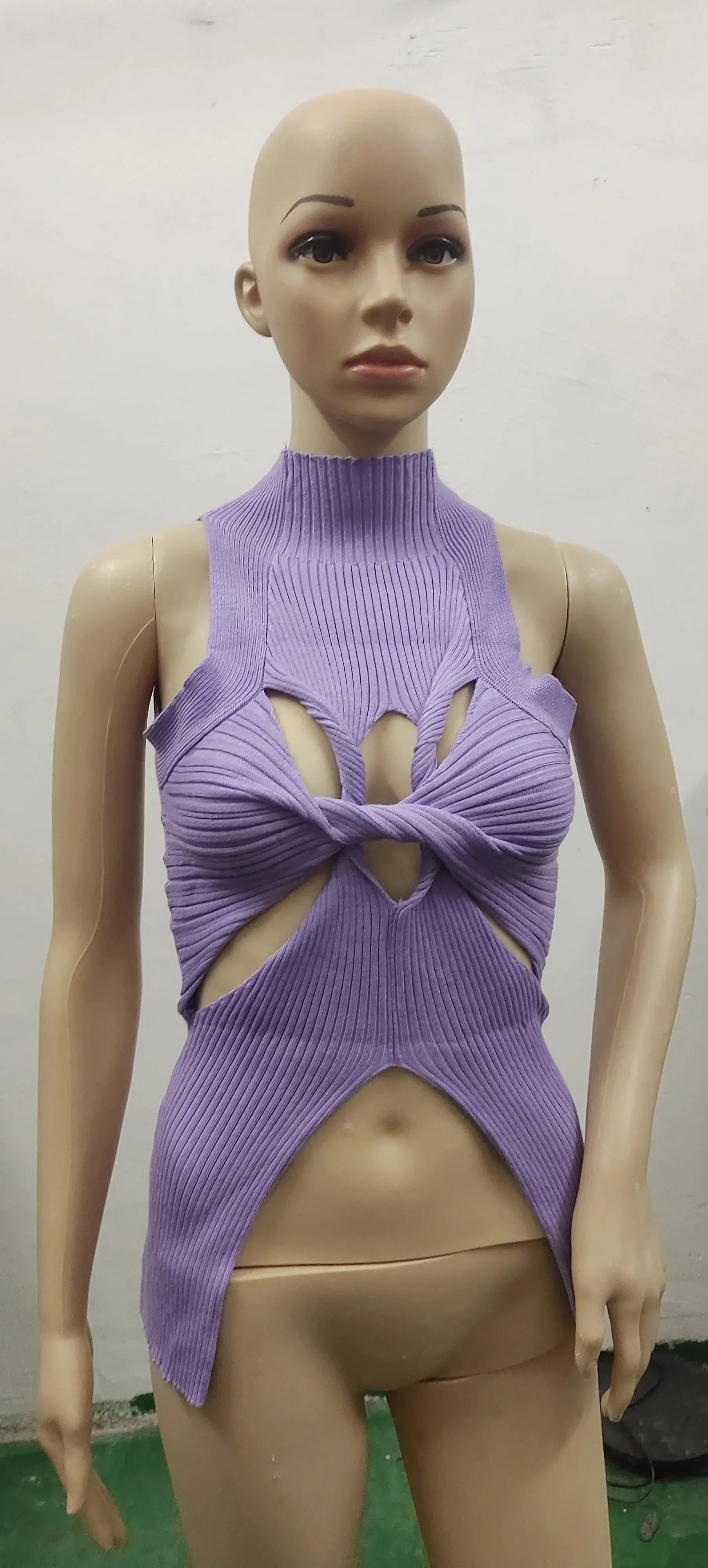 Sexy Hollow Out Knitted Crop Tops