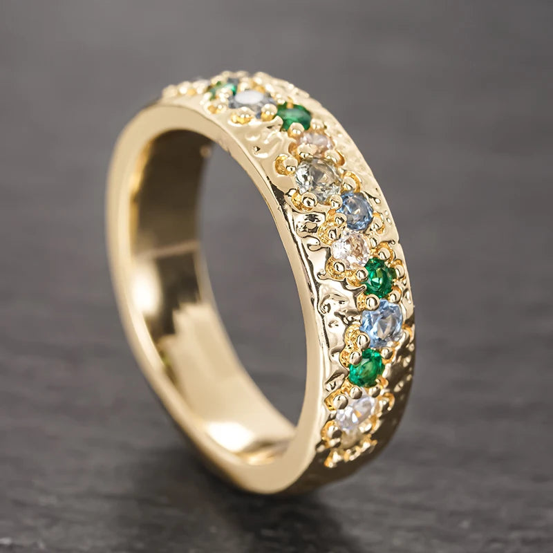Opulent Dainty Engagement Ring