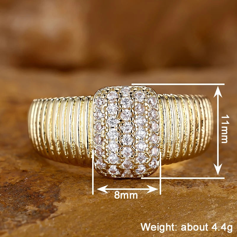 Luxury CZ Ring – Elegant, Sparkling Statement Jewelry for Every Special Moment