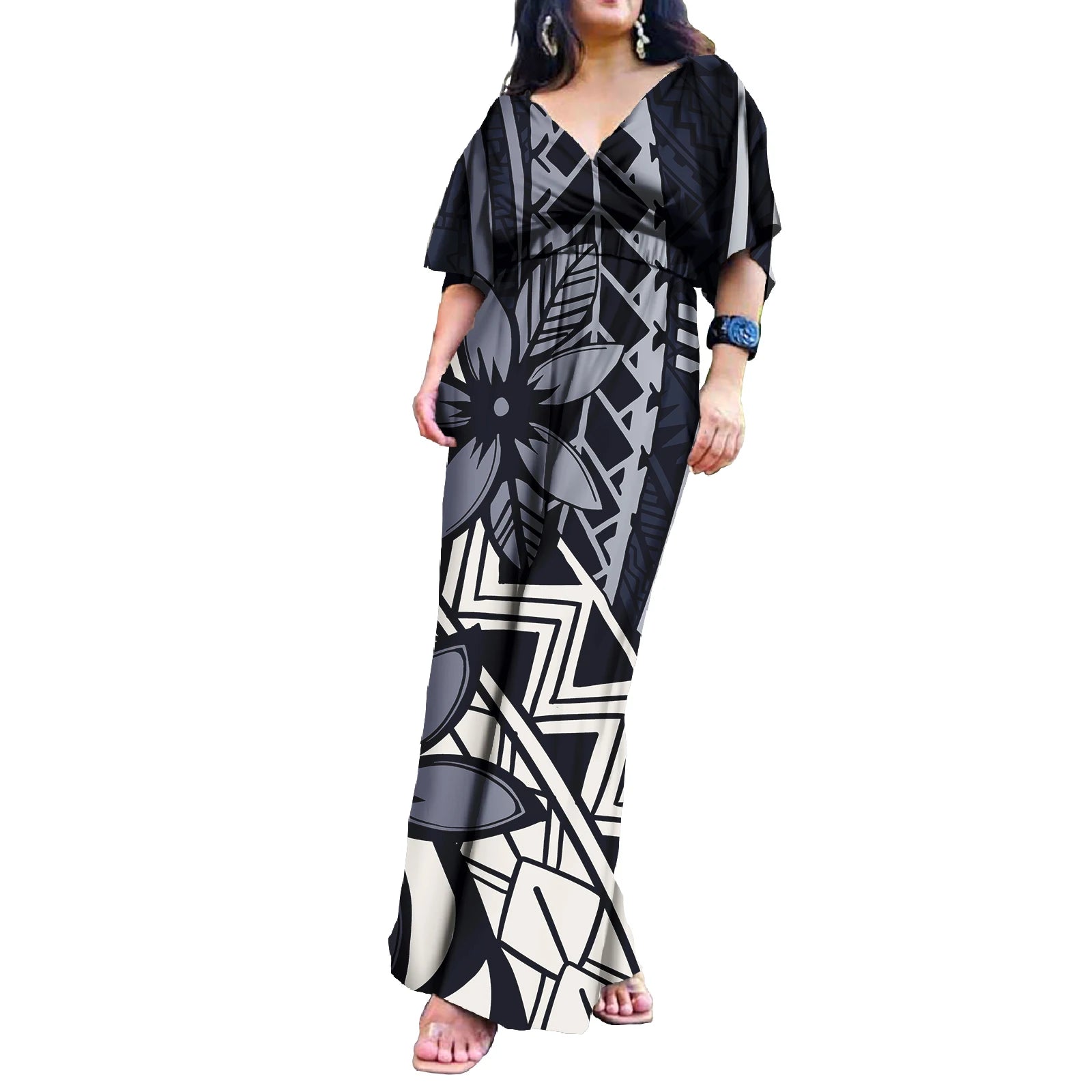 Island Style Hawaii Floral  Polynesian Jumpsuits