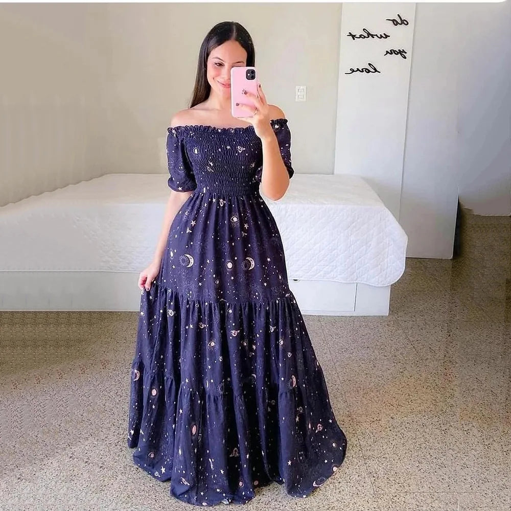 Boho Floral Summer Dress