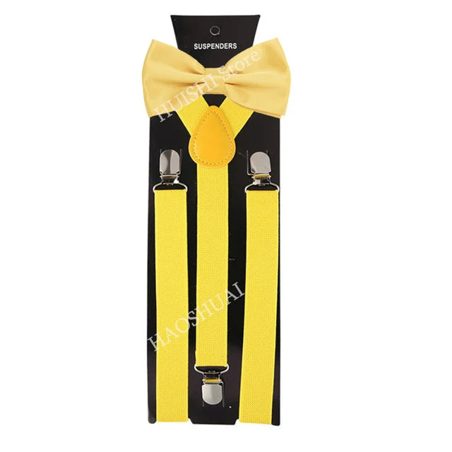 Suspenders Bowtie Sets