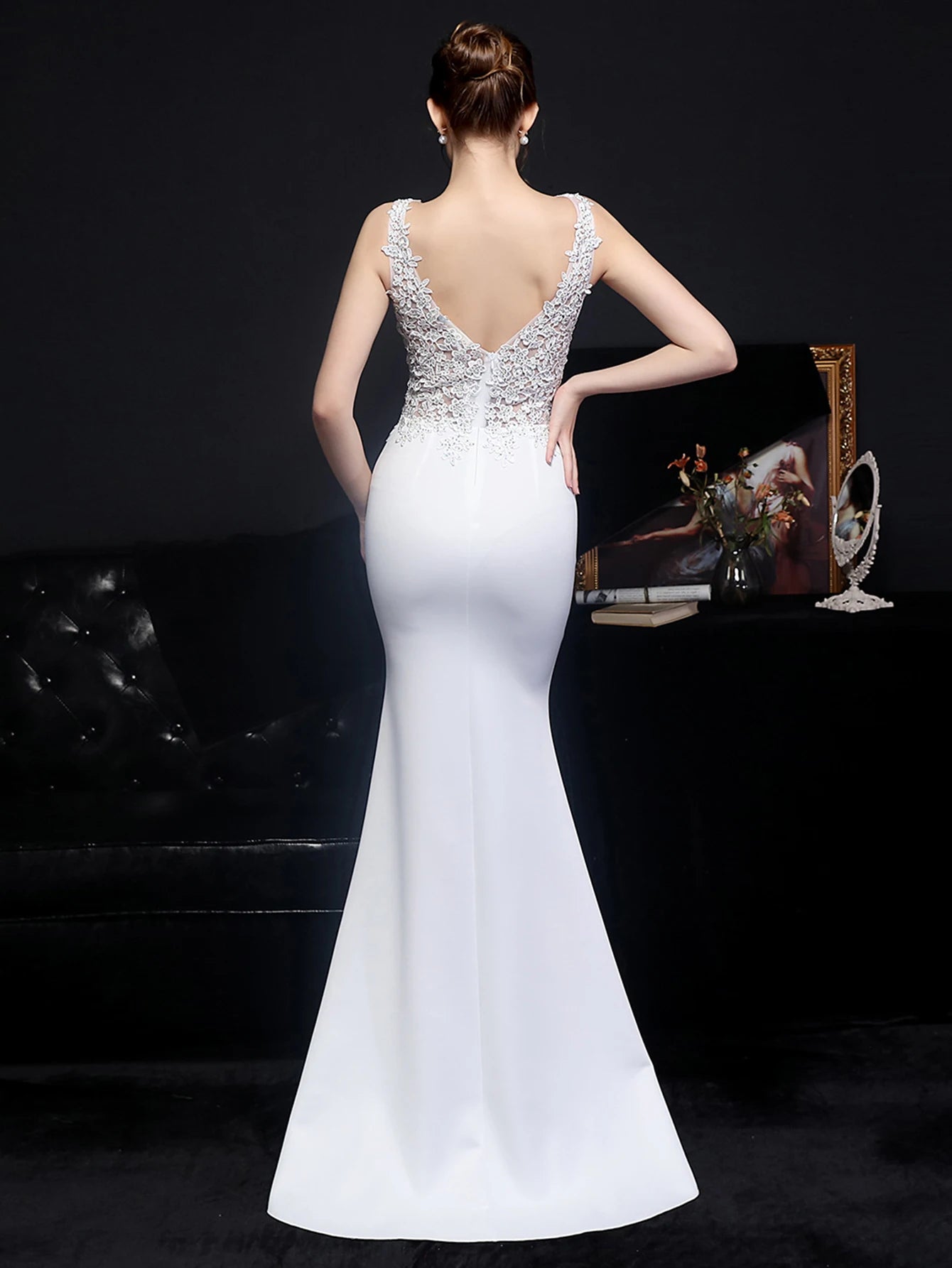 Sexy Elegant Luxury Evening 2026 Rhinestone Prom Party Dresses