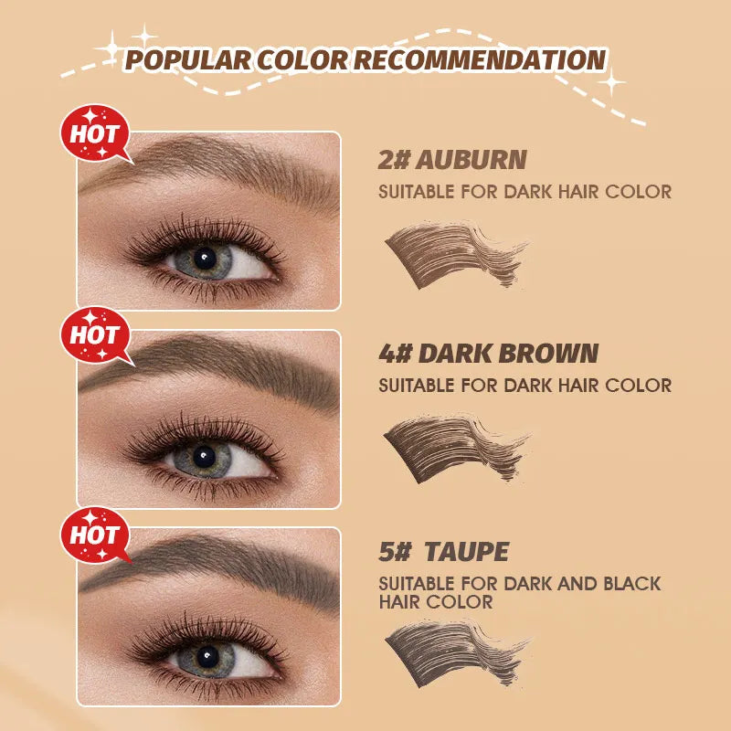 6-Color Waterproof Eyebrow Dye Cream – Long-Lasting Wild & Natural Brows