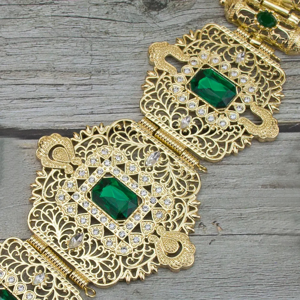 Moroccan Bride Tassel Straps Rope Waist Chain Chic Alloy Belt