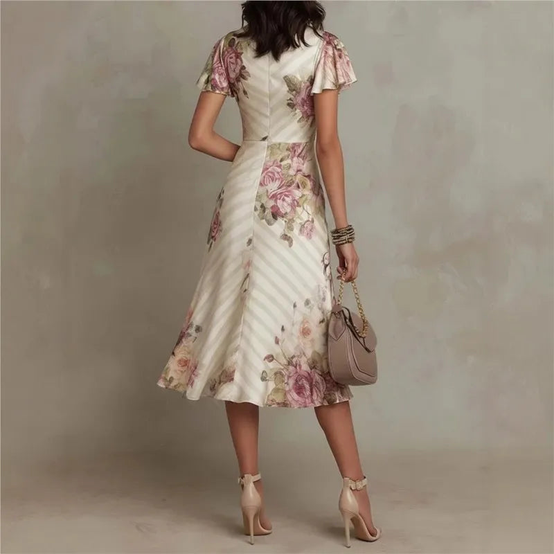 Boho Elegance Floral Maxi Dress