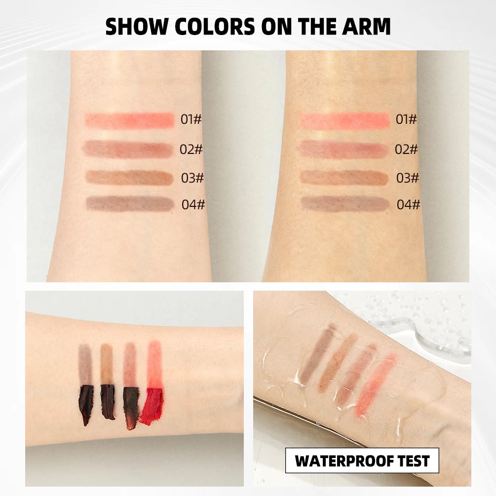 Peel-Off Tattoo Matte Lip Liner – Long-Lasting, Waterproof, Transfer-Proof Lip Stain